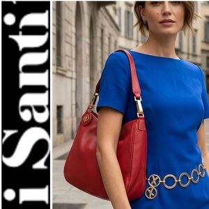 I Santi Italy Leather Hobo Bag